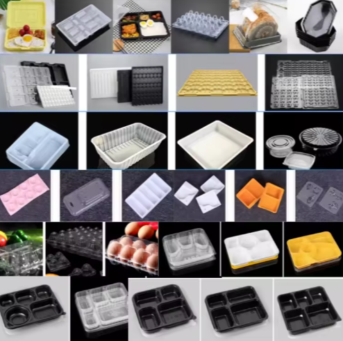 High Speed Automatic Plastic Plate Machine Vacuum Former